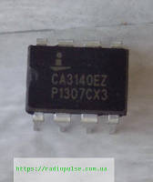 Микросхема CA3140EZ ( CA3140E , CA3140AE ) , DIP8