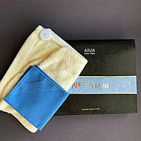 Тюрбан Полотенце для сушки волос Гринвей набор NEGA mini + косметическая салфетка