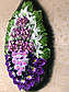 Вінок ритуальний з штучних квітів (Класичний Генерал №3), розміри 195*90см, доставка по Україні., фото 3