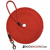 Повідець шнур для собак Dog Walking 8 мм 10 м червоний