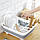 Мультифункціональна складна сушарка органайзер для посуду та кухонних приладів Сіра (NJ-365), фото 7