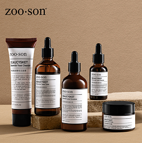 Набір для обличчя з п'яти засобів Zoo:Son Ceramide Yeast Moist з керамідами