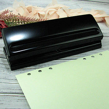 Дирокол для планера на 6 отворів для форматів А4, А5, А6, В4, В5 IND023