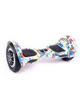 Гіроборд Smart Balance Wheel 10 Premium New Білий графіті, фото 1