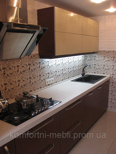 Кухня со шпонированным МДФ - фото 1 - id-p16385995