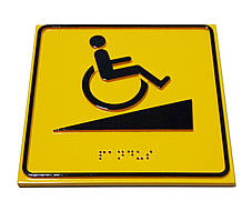 Таблички зі шрифтом Брайля