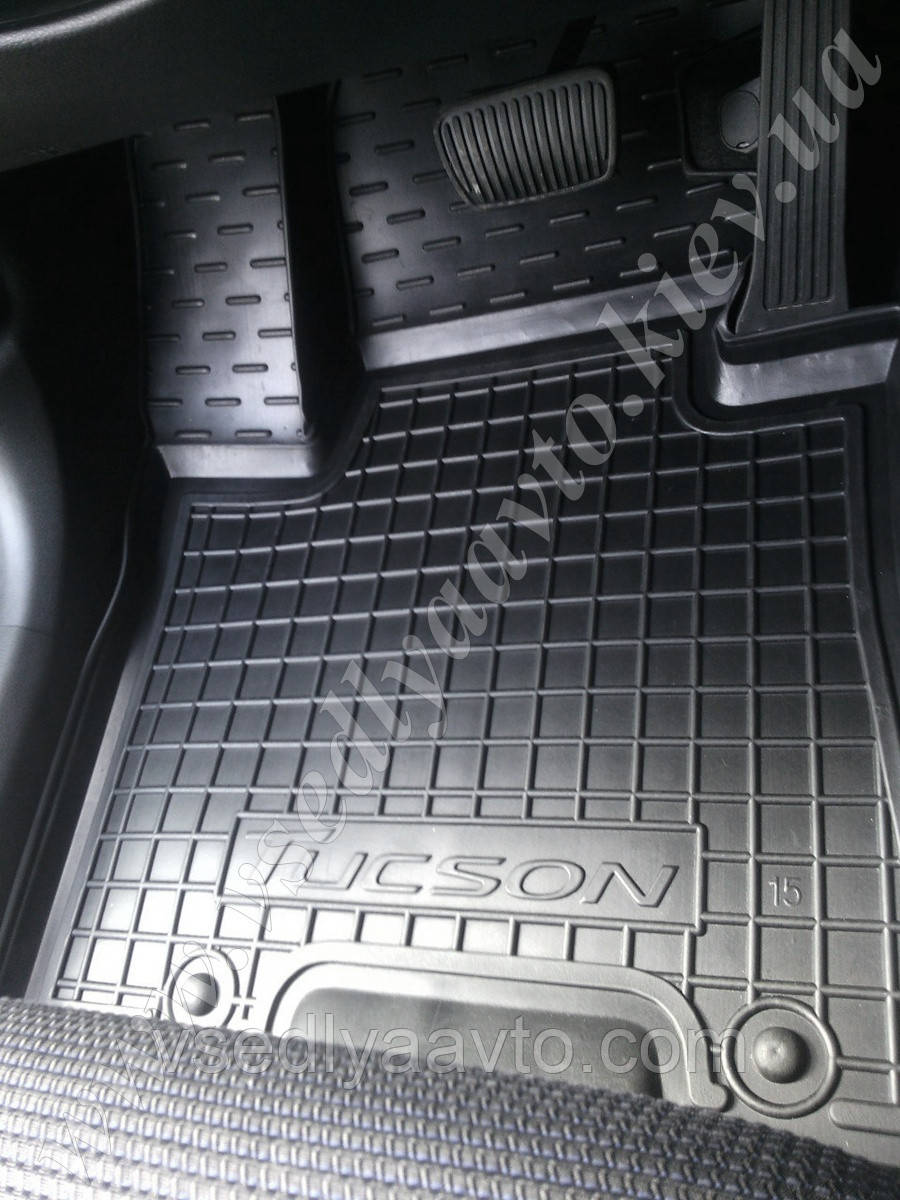 Водійський килимок на Hyundai Tucson 2015-2020 рр. (Avto-Gumm), фото 1