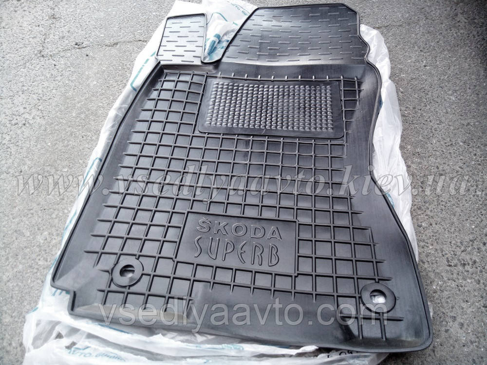 Водійський коврик SKODA SuperB з 2001-2008 рр. (AVTO-GUMM), фото 1