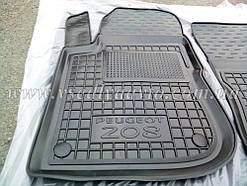 Водійський коврик в салон PEUGEOT 208 (AVTO-GUMM)