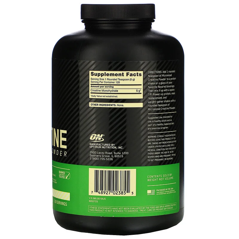 Креатин Micronized Creatine Powder Optimum Nutrition 600 г - фото 2 - id-p920978722