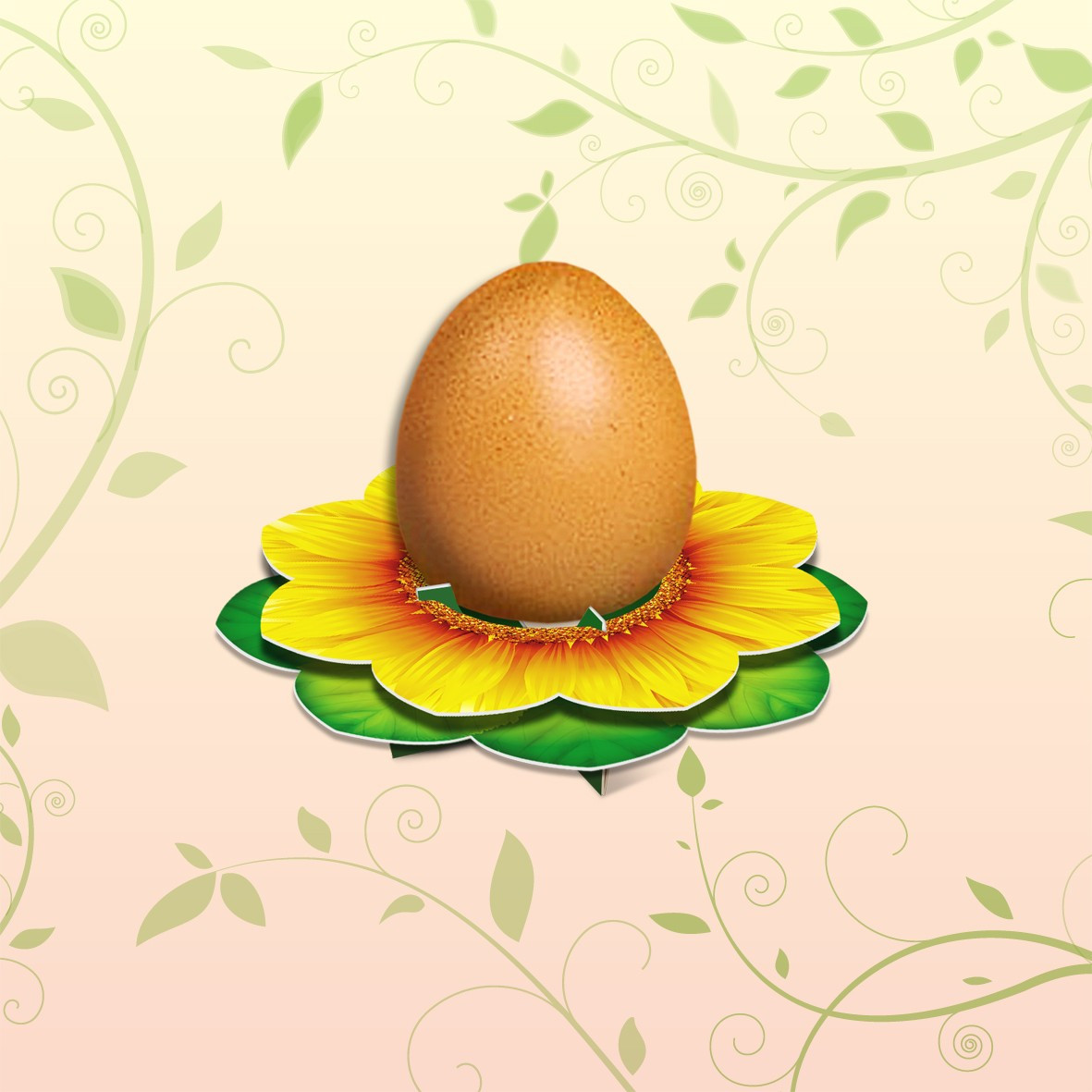 Декоративная Подставка для Яиц №1 "Подсолнух" (1 Яйцо) (1 Шт) — Купить ...