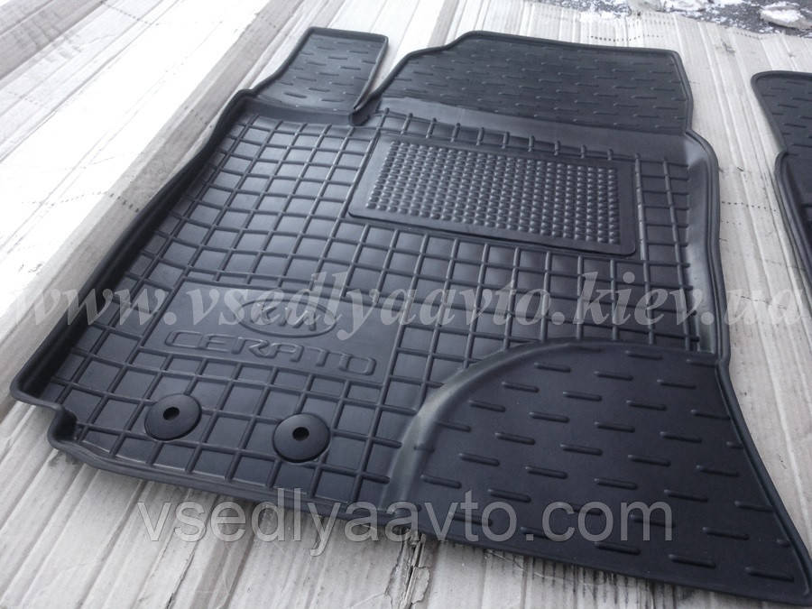 Водійський коврик в салон KIA Cerato ll з 2010 р. (AVTO-GUMM), фото 1