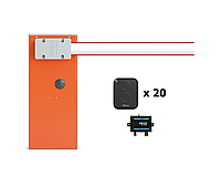 Автоматический шлагбаум NICE WIDE L стрела 6 метра Без аксессуаров, 20 шт., Модуль до 4000 контактов
