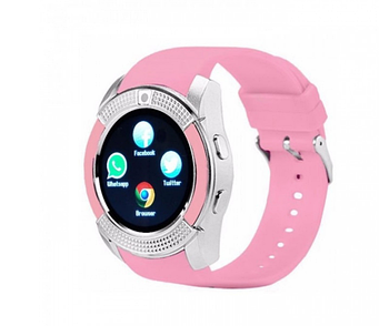 Смарт-годинник Smart watch V8 Pink (KG-1035)