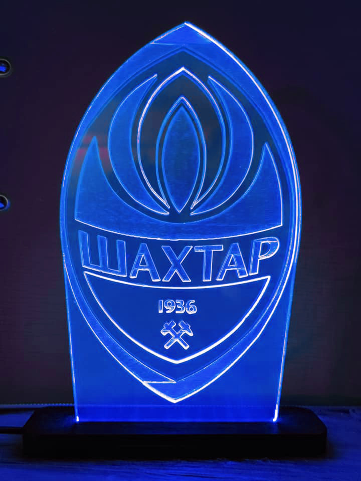 Світильник-нічник ФК Шахтар синій AVA-000143