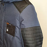 Тепла зимова підліткова куртка на хлопчика Марк 140-164 140, Синій, фото 8