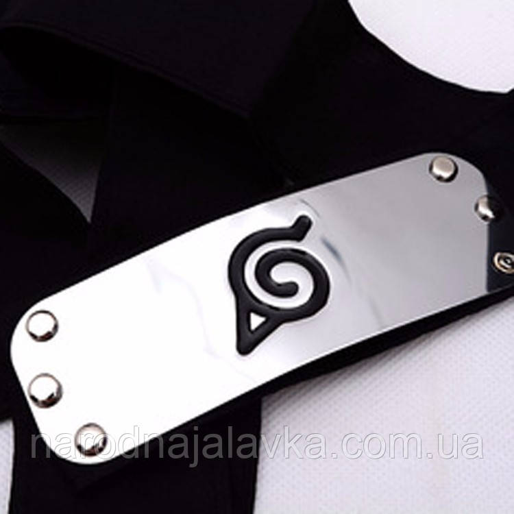 Пов'язка на голову з аніме Наруто (Naruto).  Косплей Naruto