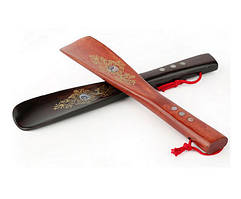 Взуттєва ложка з дерева палісандра світло-коричнева