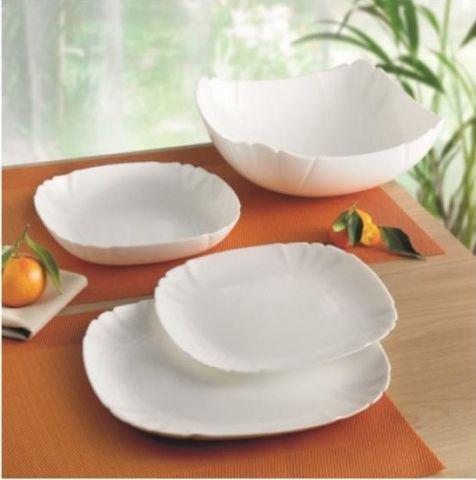 Сервіз столовий LUMINARC Lotusia White 19 пр Колір білий 1792h