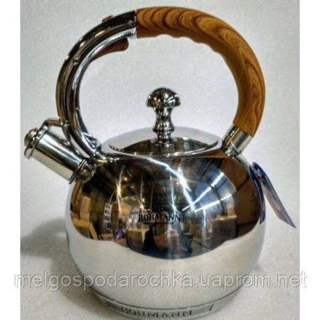 Чайник зі свистком Bohmann BH 8052 wood 3,0 л.