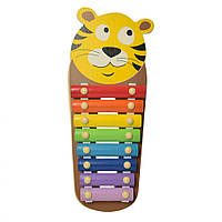 Дитяча іграшка Ксилофон WW-189 дерев'яний  Тигр