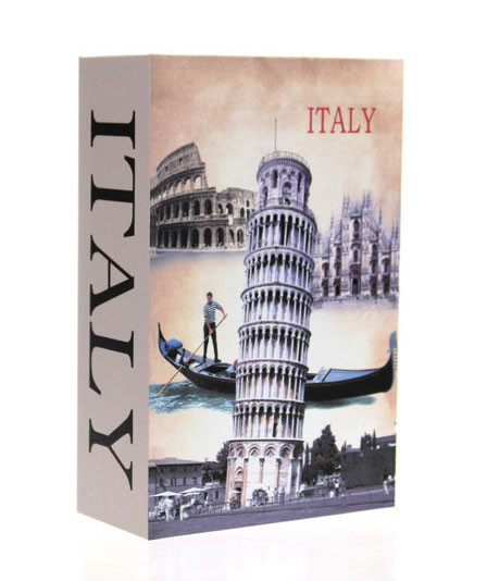 Книга-сейф на замку MK 0791 металева  Італія