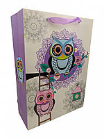 Подарунковий пакет Сова 7503-3L, 30х40х10 см 7503-3L-4
