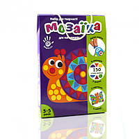 Набір для творчості "М'яка фігурна мозаїка. Равлик" VT4511-01, 150 м'яких наклейок