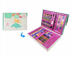 Дитячий набір для малювання MK 3226 у валізі  Принцеса