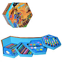 Дитячий набір для малювання MK 3223, 4 яруси Пірати