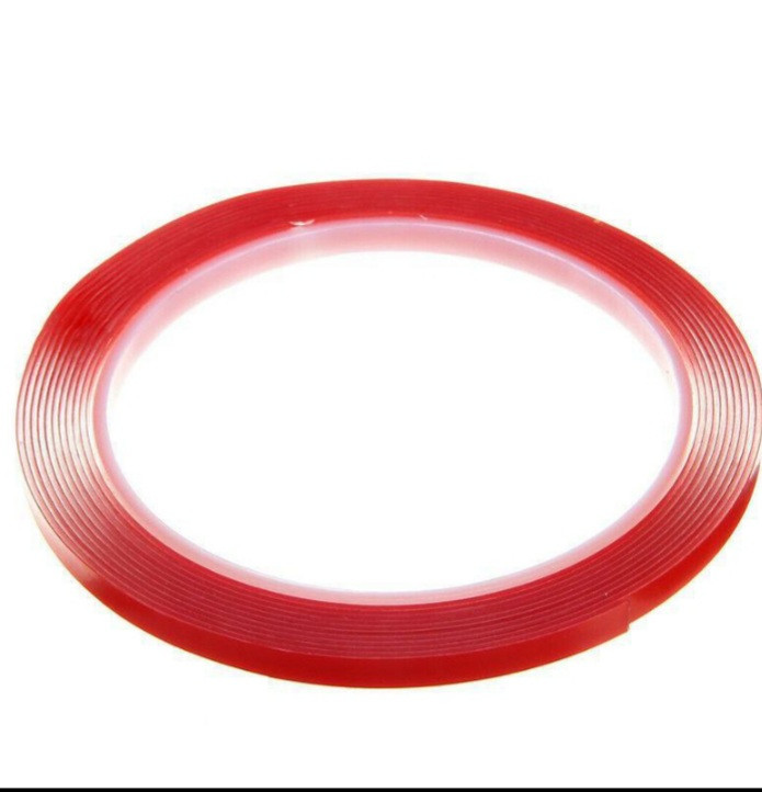 Прозора клейка стрічка скотч для склеювання двосторонній скотч 15 мм. Вартість за 1 м, фото 1