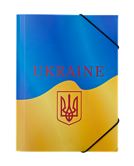 Папка на гумці В5 BM.3959-08 UKRAINE жовта (12/120)