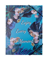 Папка на гумці В5 BM.3959-14 EXOTIC блакитна (12/120)