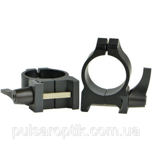 Кільця швидкознімні Warne Maxima Quick Detach Ring. d - 34 мм. Medium. Weaver/Picatinny