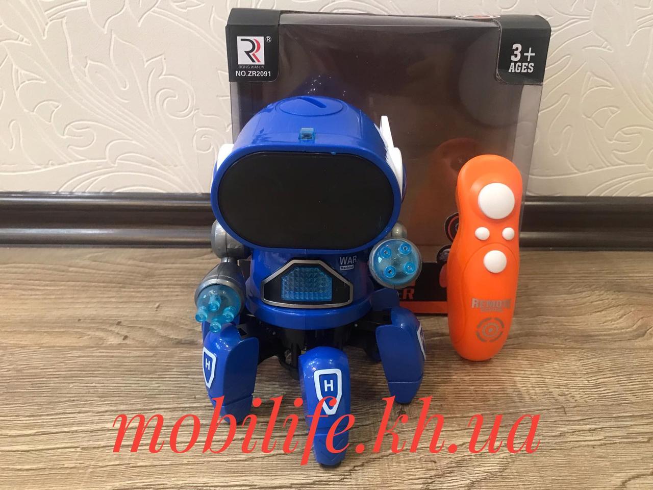 Інтерактивний танцюючий робот тоббі 19см,Robot Bot Pioneer на радіоуправлінні