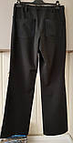 Чорні молодіжні штани 48 50 з блакитними швами Giani Forte, фото 3