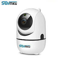 Смарт інтелектуальна IP-камера Sovmiku SF01C 1080P. Android, iOs, PC. Cloud/micro SD. YCC365Plus