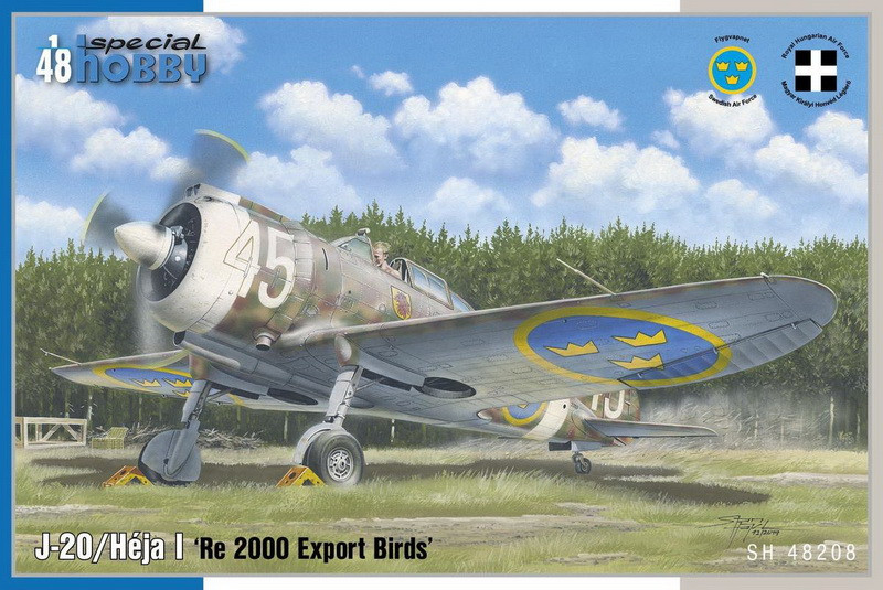 Пластикова модель 1/48 Special hobby 48208 Італійський винищувач J-20/Héja I 'Re 2000 Export Birds'