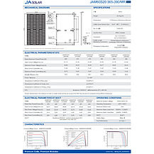 Сонячна панель Ja Solar JAM60S20-385 / MR, фото 2