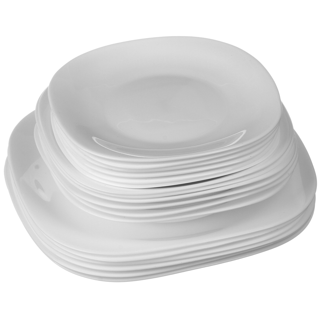 Сервіз обідній A-PLUS 18 предметів квадратних (1852)