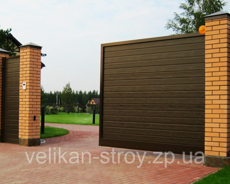 Відкатні (виїзні) ворота Alutech (Алютех)