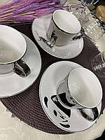 Чашка с блюдцем Зеркальный Олень 250 мл чашка керамика оригинальная чашка и блюдце
