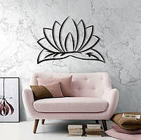 Деревянная картина Лотос 1