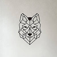 Деревянная картина Волк 1