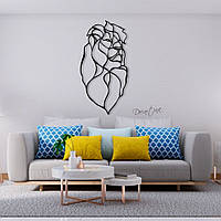 Деревянная картина Лев 2