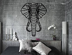 Деревянная картина Слон 2