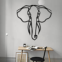 Деревянная картина Слон 3