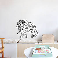 Деревянная картина Слон 6