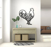 Деревянная картина Петух 2