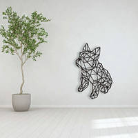 Деревянная картина Французский бульдог 2